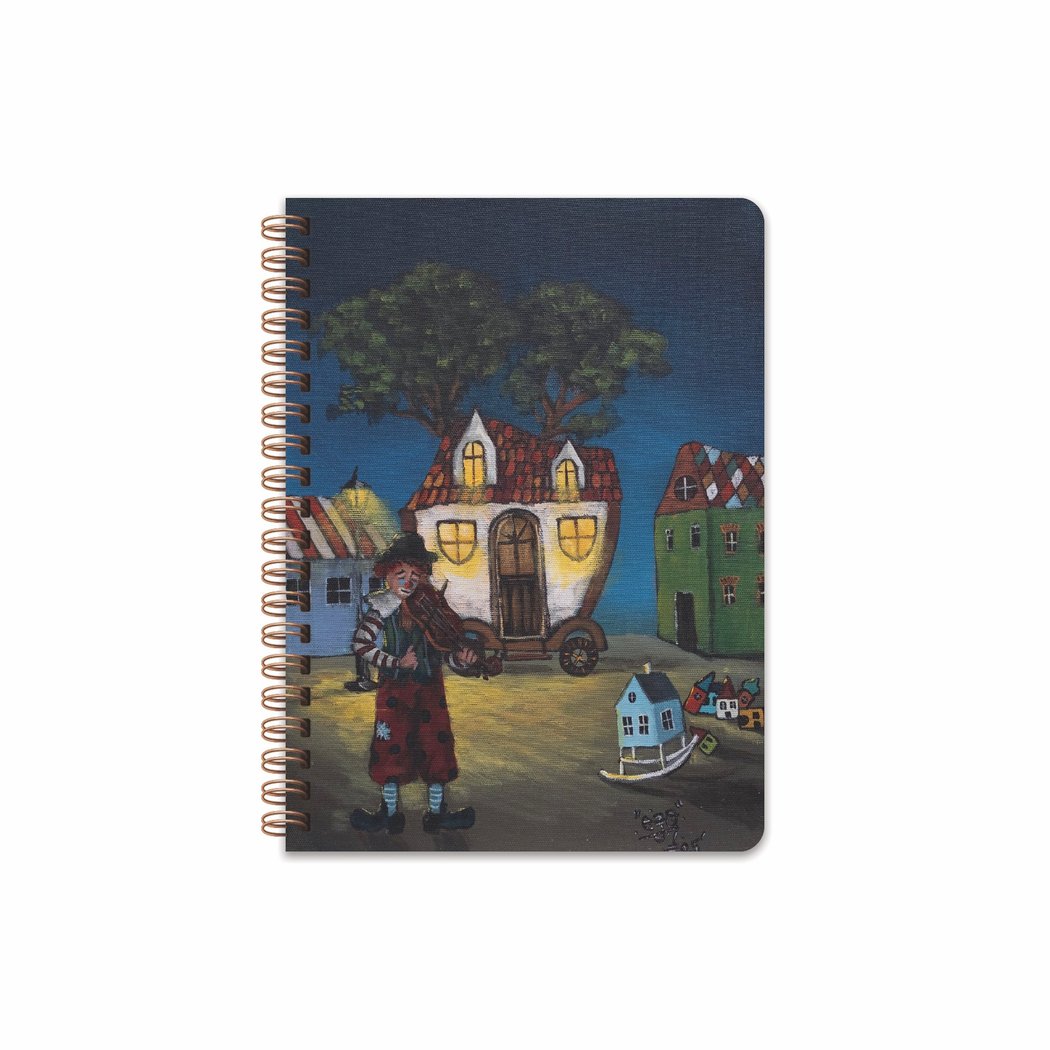 Ezo Sunal 17x24 Spiralli Sert Kapak Defter - No:03