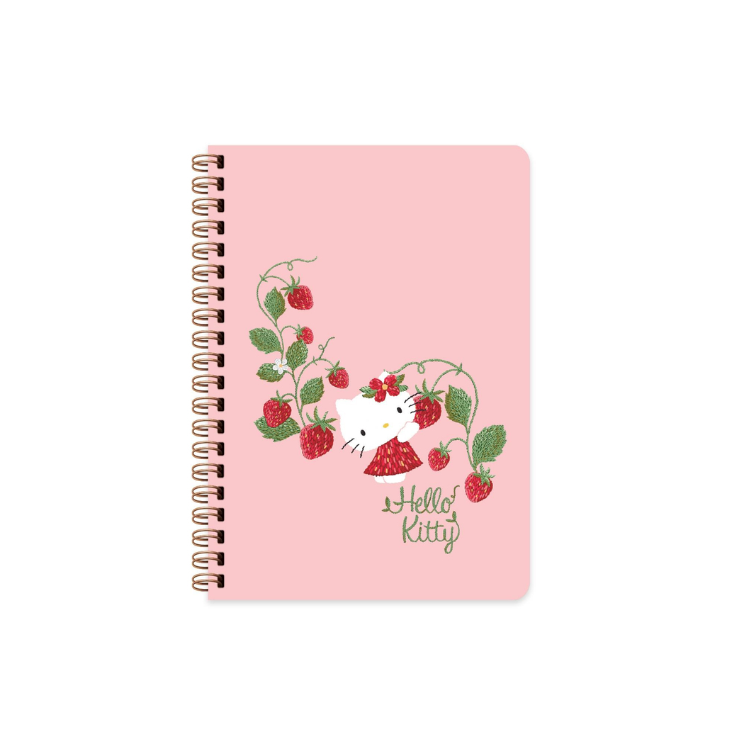 Hello Kitty A5 Spiralli Sert Kapak Defter - Pembe