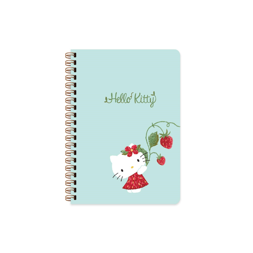 Hello Kitty A5 Spiralli Sert Kapak Defter - Mavi