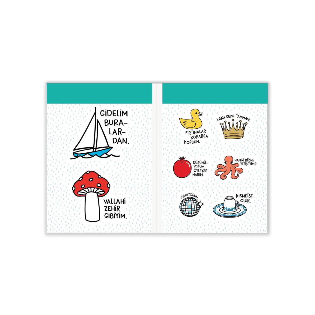 Hisli Şeyler 12*17 8 Yp. Sticker Albümü
