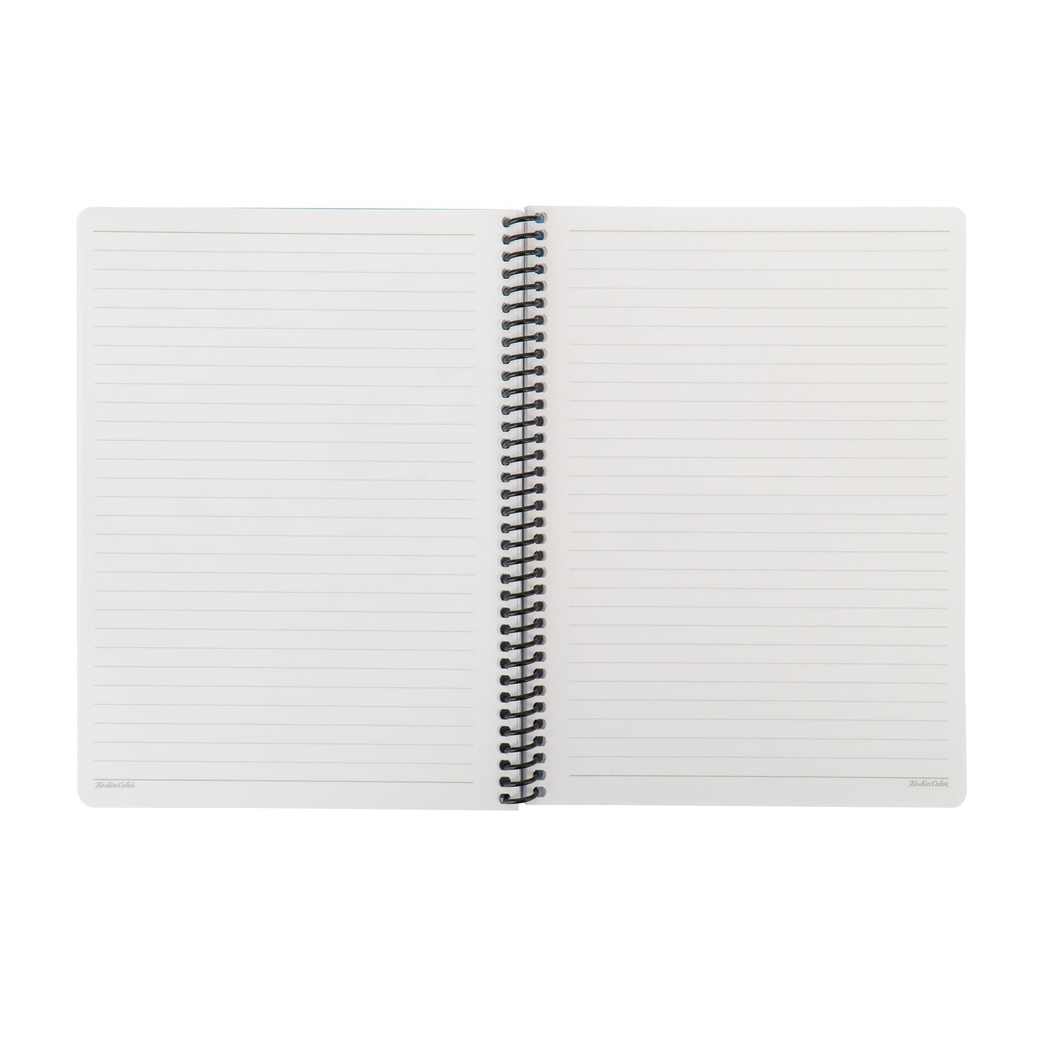 Hisli Şeyler Çizgili Spiralli Stickerli Defter Hallederiz 16,5x22,5