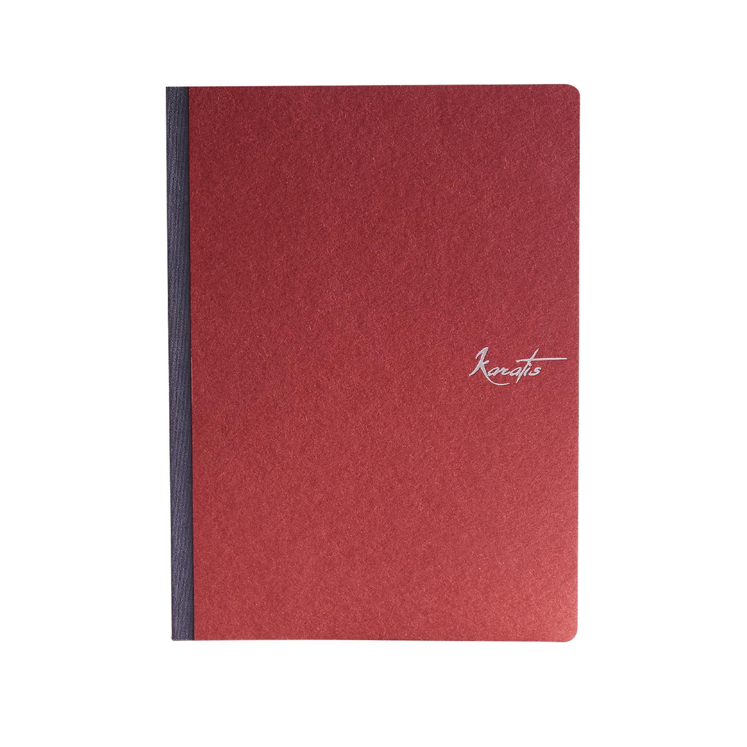 Karatis - 19*26 - 144 Yaprak Tomoe River Defter - Sumac