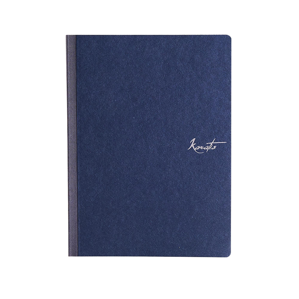 Karatis - 19*26 - 144 Yaprak Tomoe River Defter - Midnight Blue