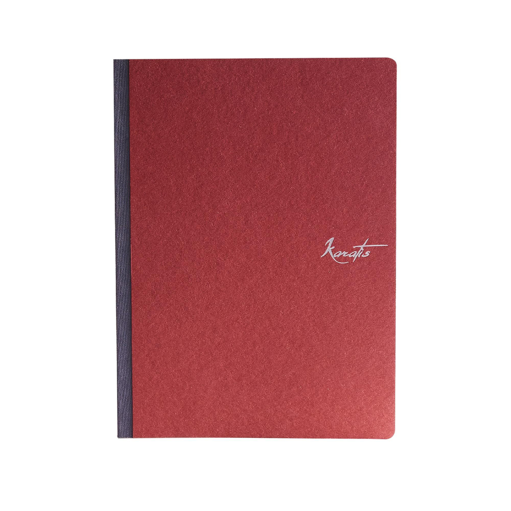Karatis - 19*26 - 144 Yaprak Tomoe River Defter - Sumac