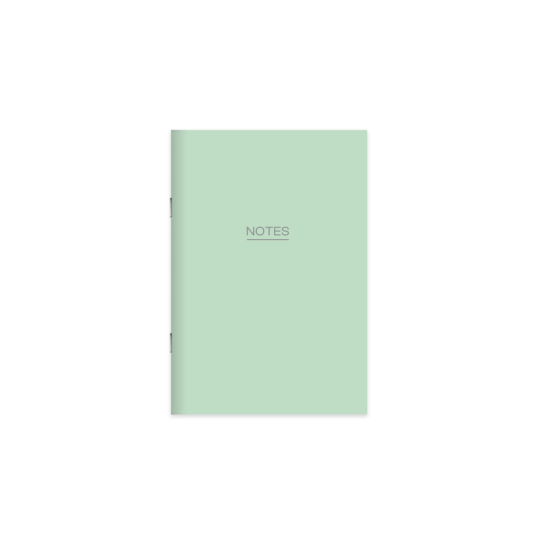 Karton Kapak Hafif Kağıt Defter 4'Lü Set-Pastel (2Çizgili + 2Düz) 14*20 24 Yp.