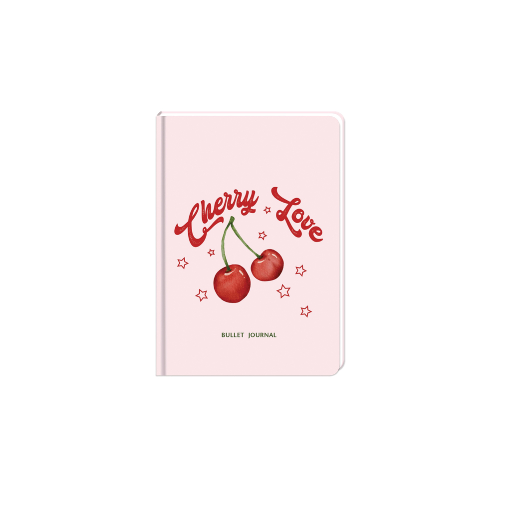 Keskin 15,5 x 21 Noktalı Ciltli Bullet Journal Defter - Kiraz