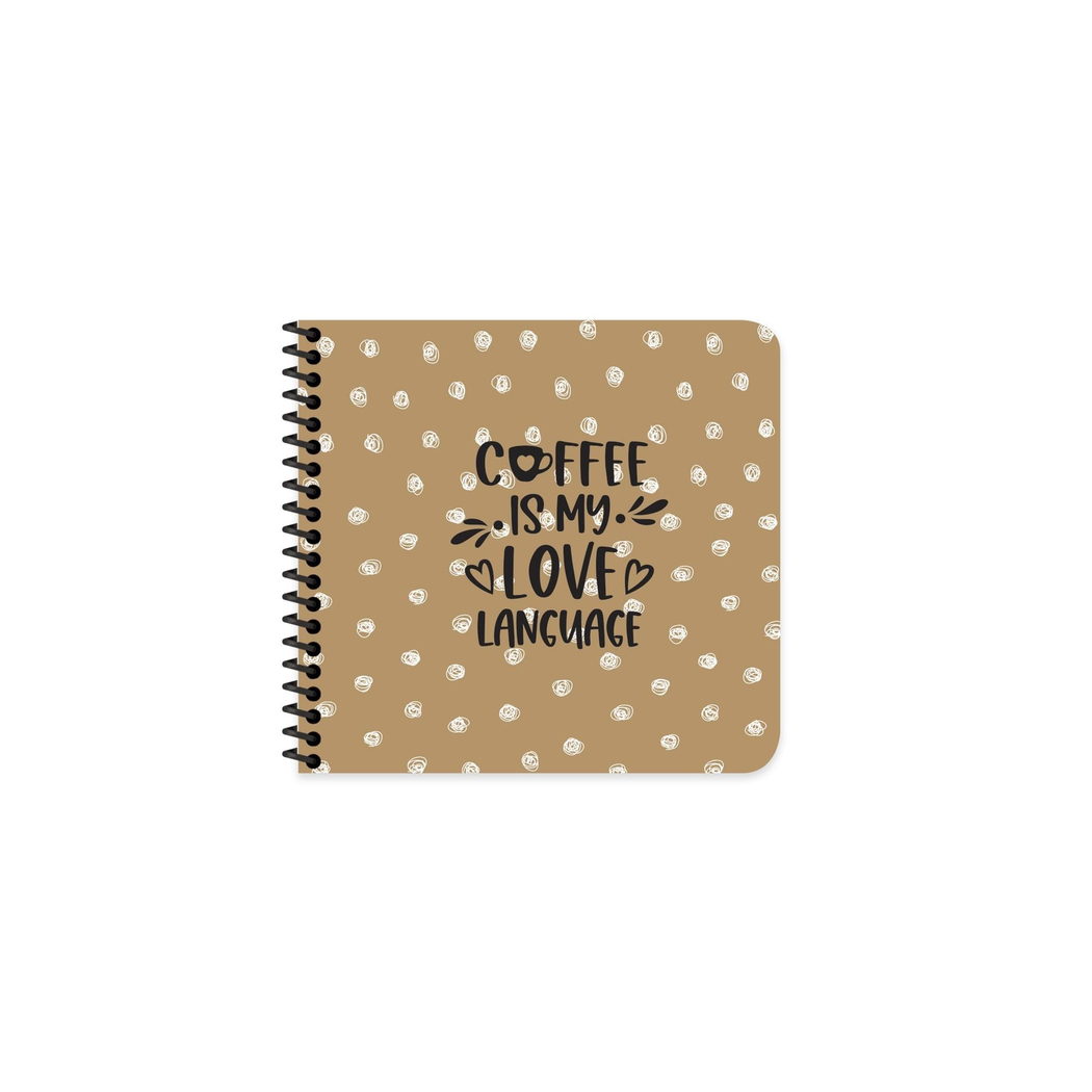Keskin 16*15 Çizgili Karton Kapak Kahve Defter - Mind
