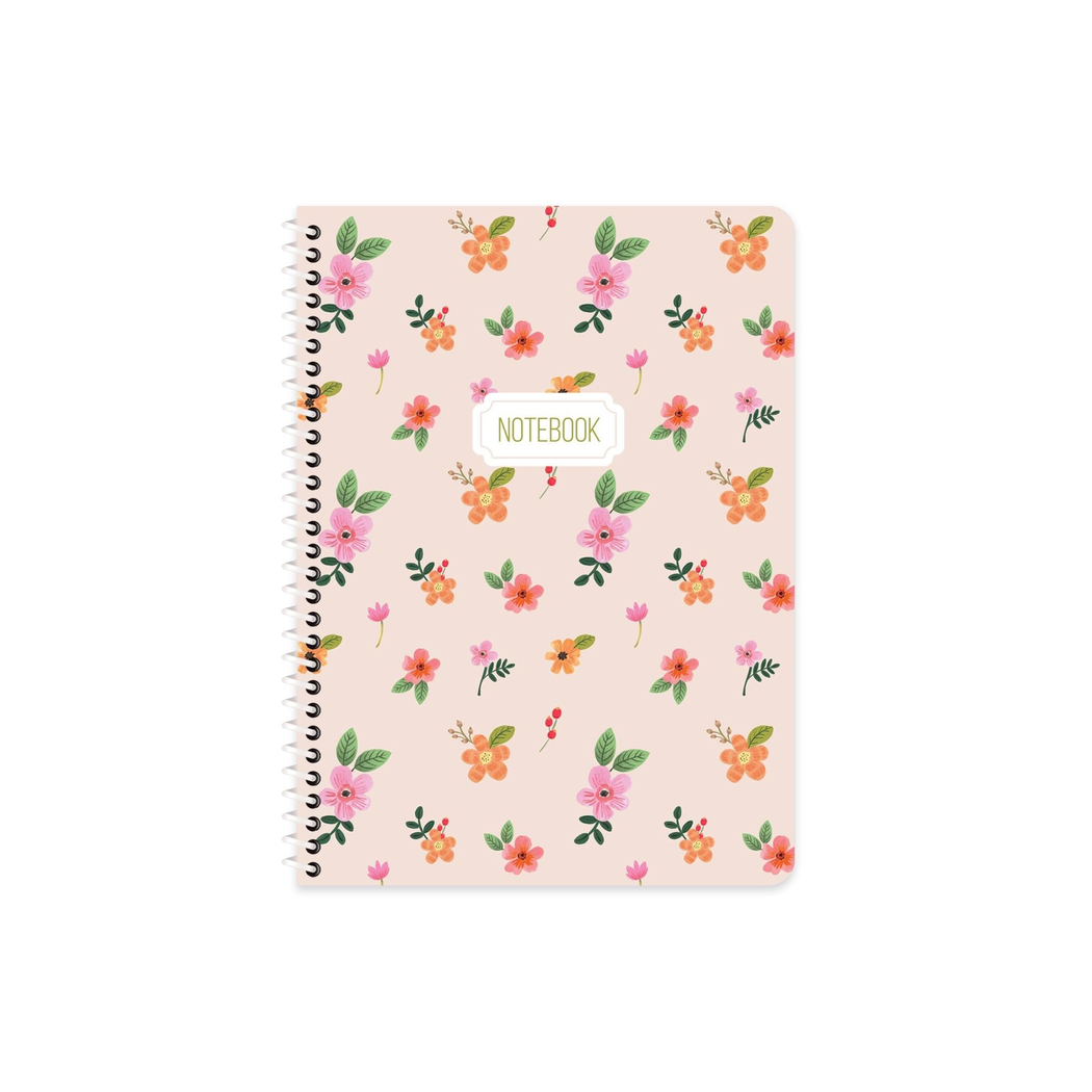 Keskin 16,5*22,5 Çizgili Karton Kapak Spiralli Blume Defter - Turuncu