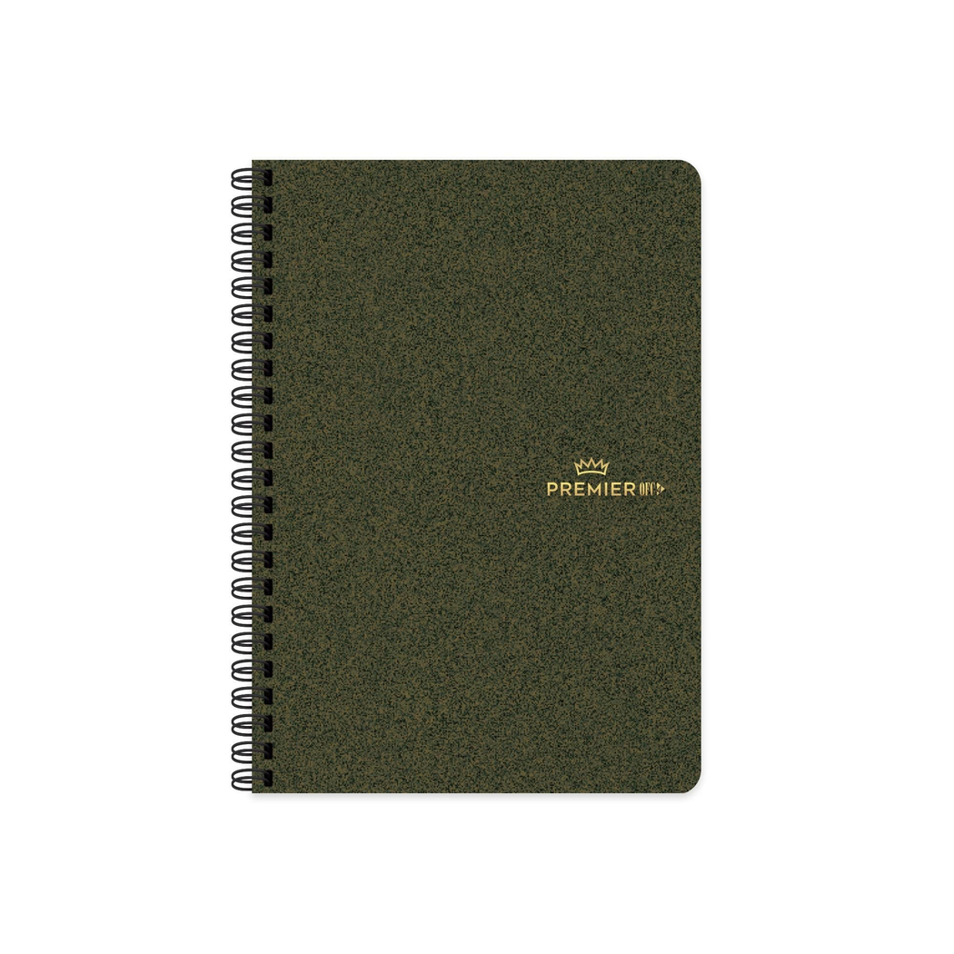 Keskin 17x24 Sert Kapak Ayraçlı Spiralli Premier Ofc4 Defter - Yeşil