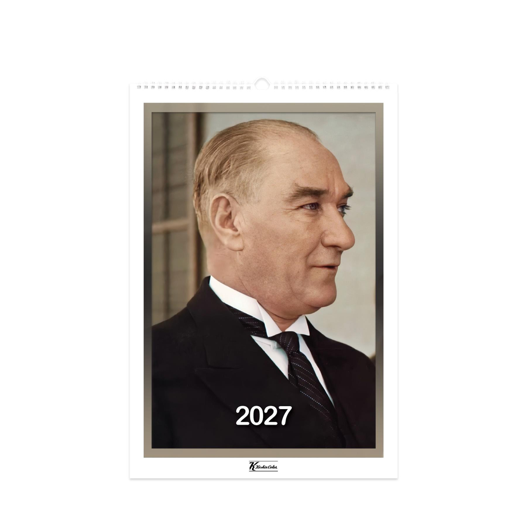 Keskin 2027-31*43 12 Yp.Spr.Duvar Takvimi-Atatürk