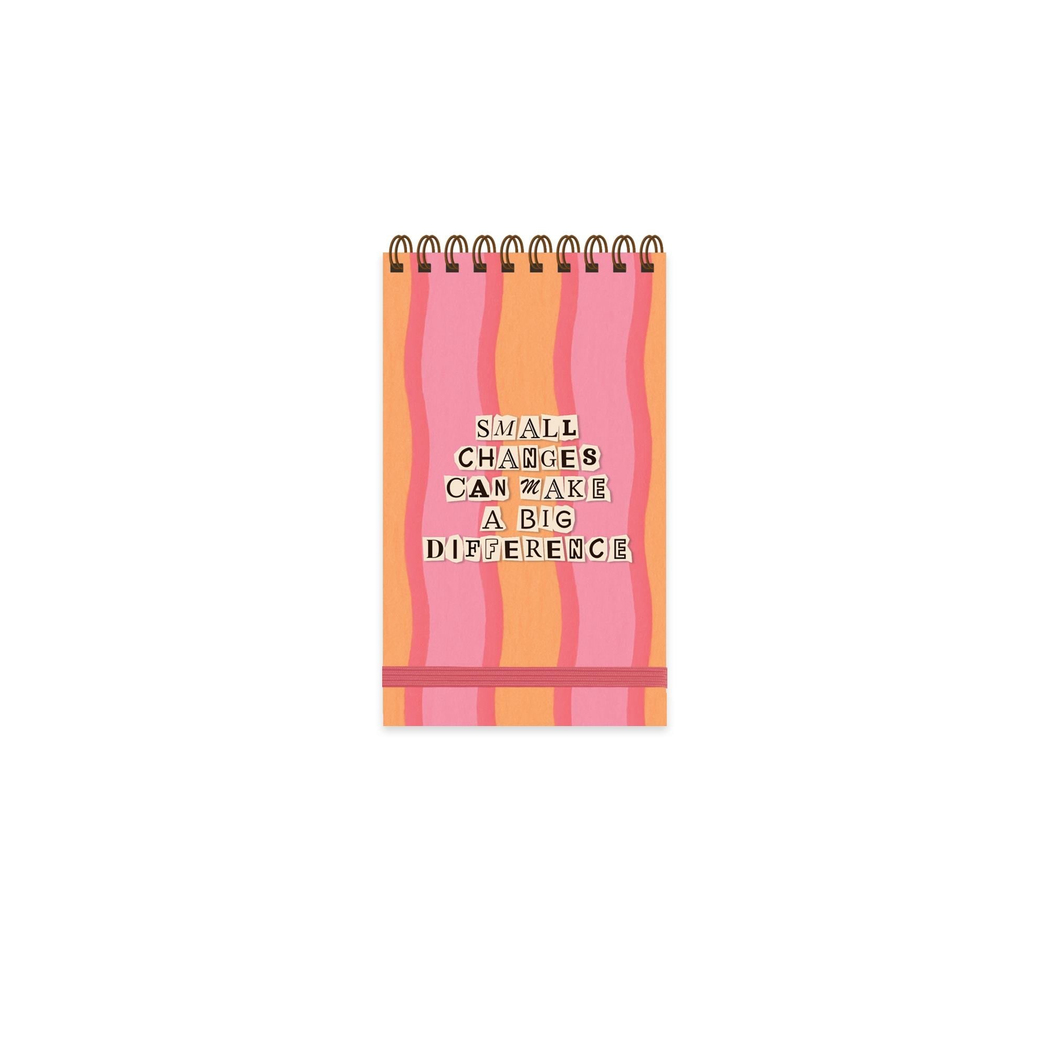 Keskin 9 x15 80 Yp. Çizgili Spiralli Vibes Defter - Big Difference