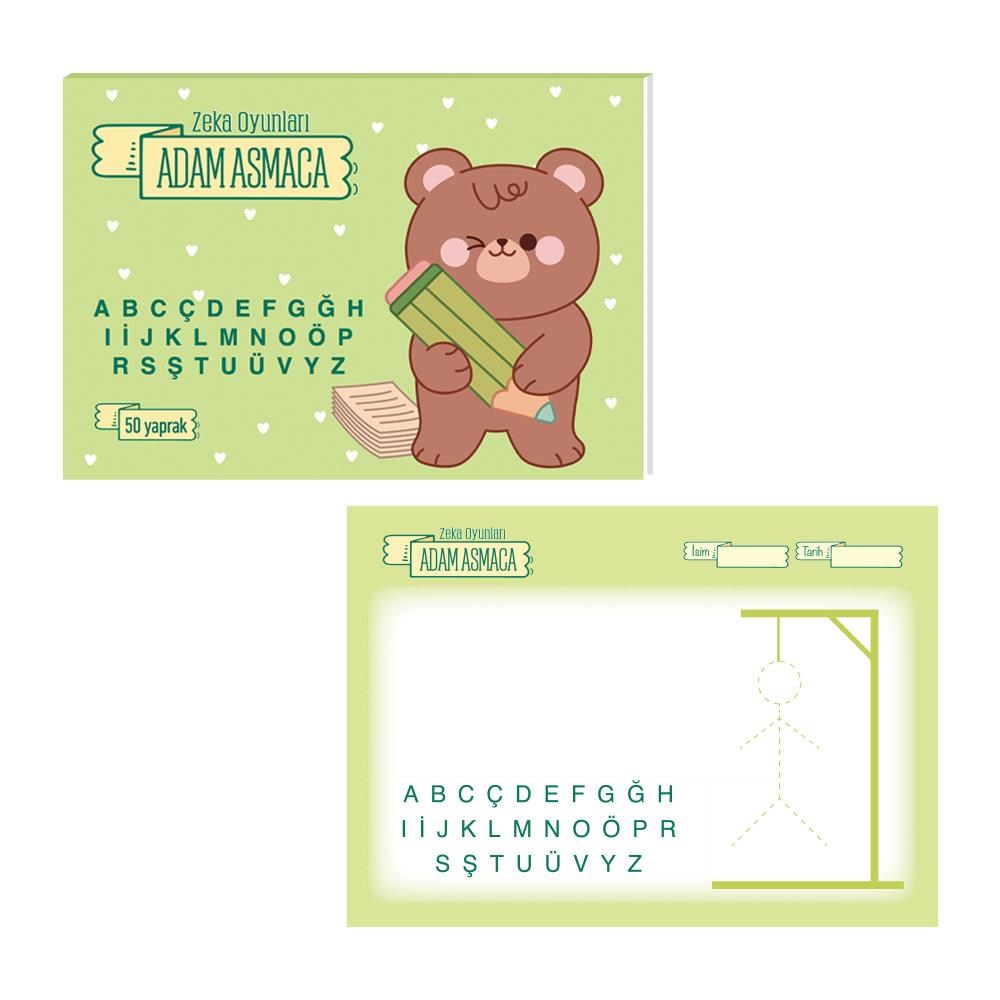 Keskin A5 50 Yp. Oyun Kitabı-Adam Asmaca Oyun Kitabı