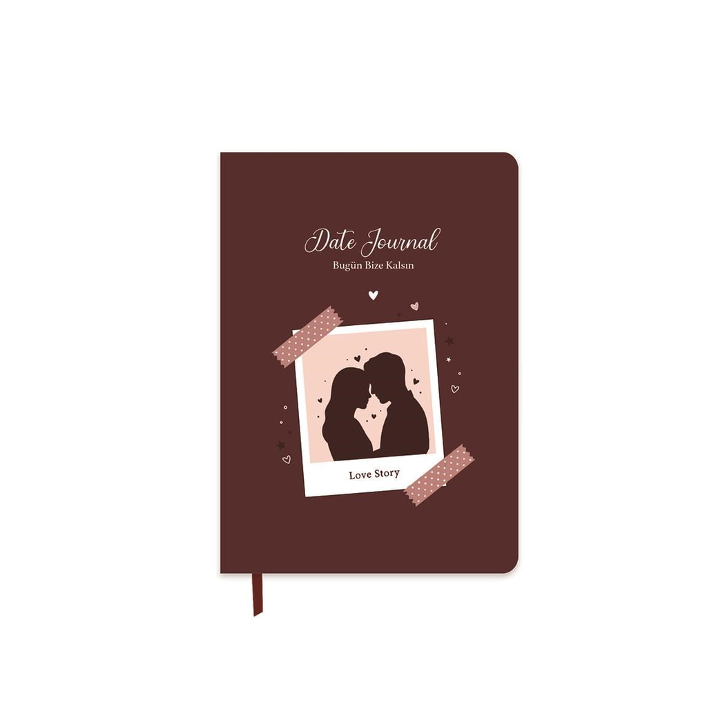 Keskin A5 96 Yp. Ciltli Date Journal - Bordo