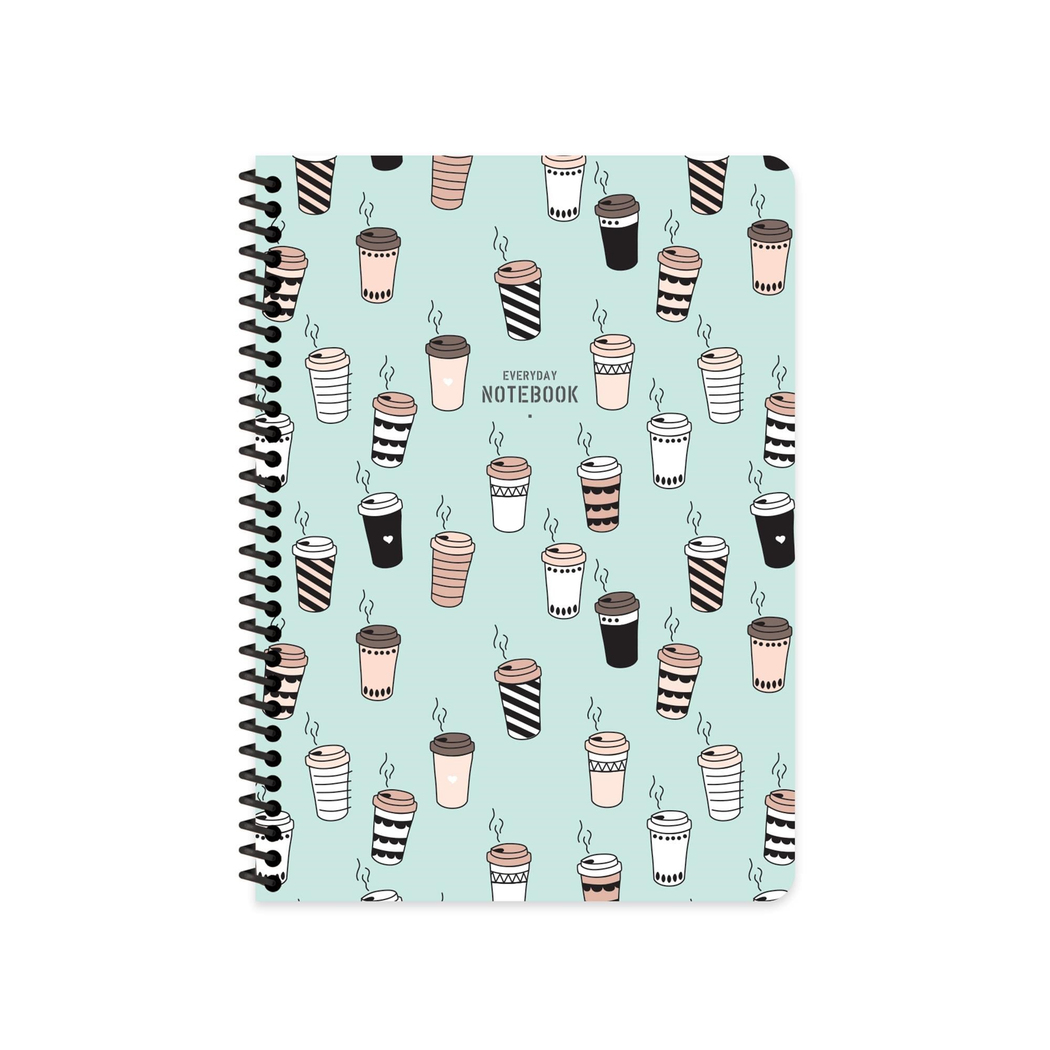 Keskin Color 16.5x22.5 Çizgili Defter Coffee - Yeşil