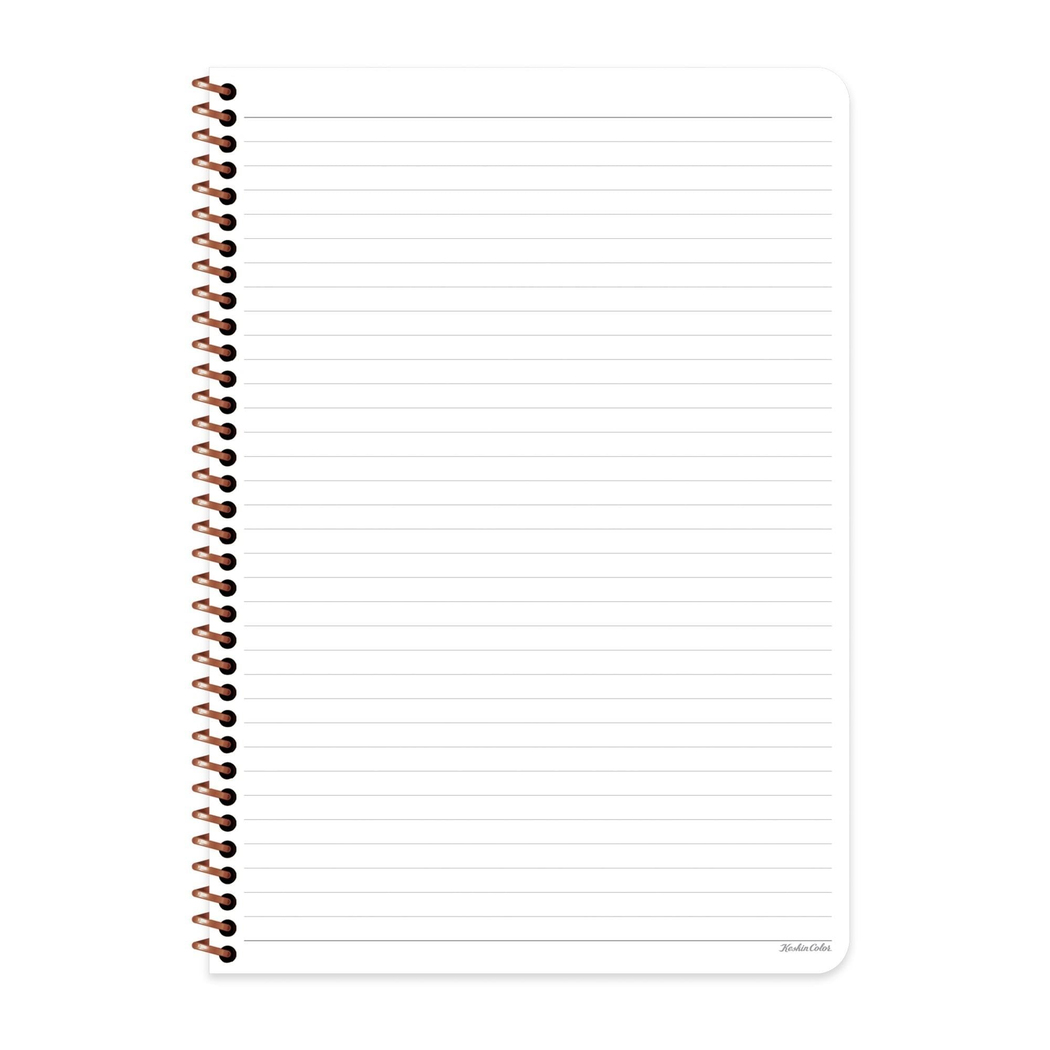 Keskin Color A4 Çizgili Defter Pastel Flora - Mor