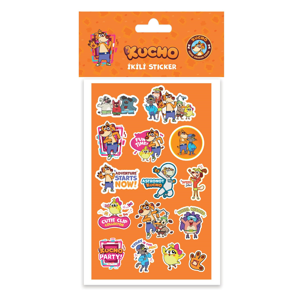 Kucho 2Li Kuşe Sticker