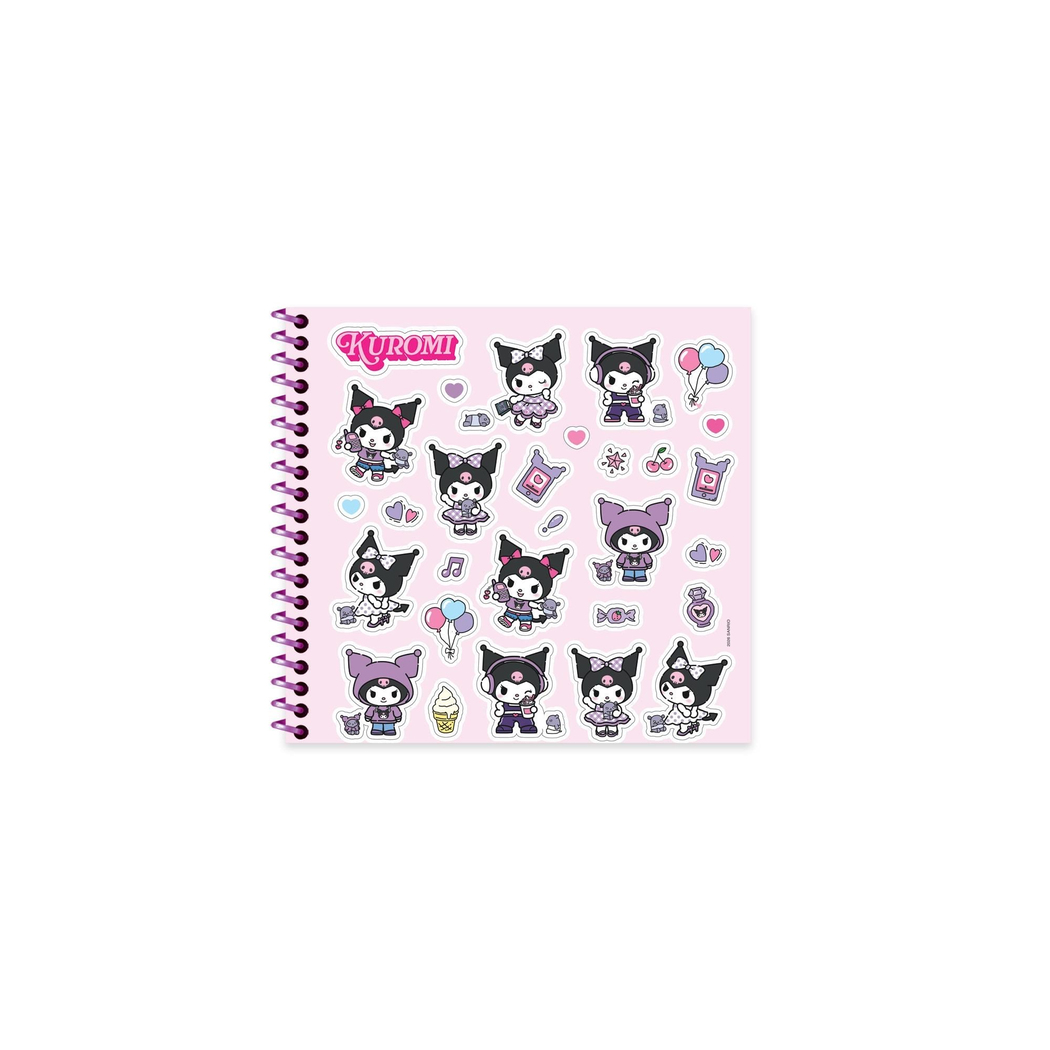Kuromi 16*15 50 Yp. Çiz. Spiralli Sert Kapak Defter - No:4