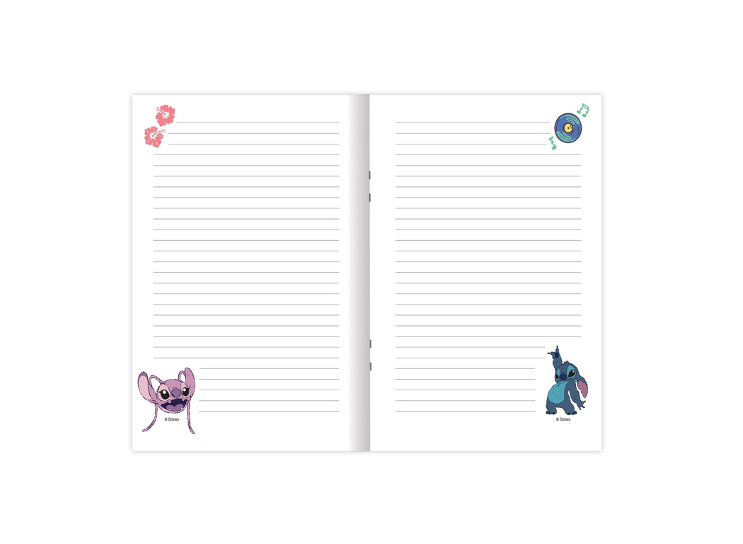 Lilo&Stitch 14X20 80 Yp.Kilitli Hatıra Defteri - Stitch