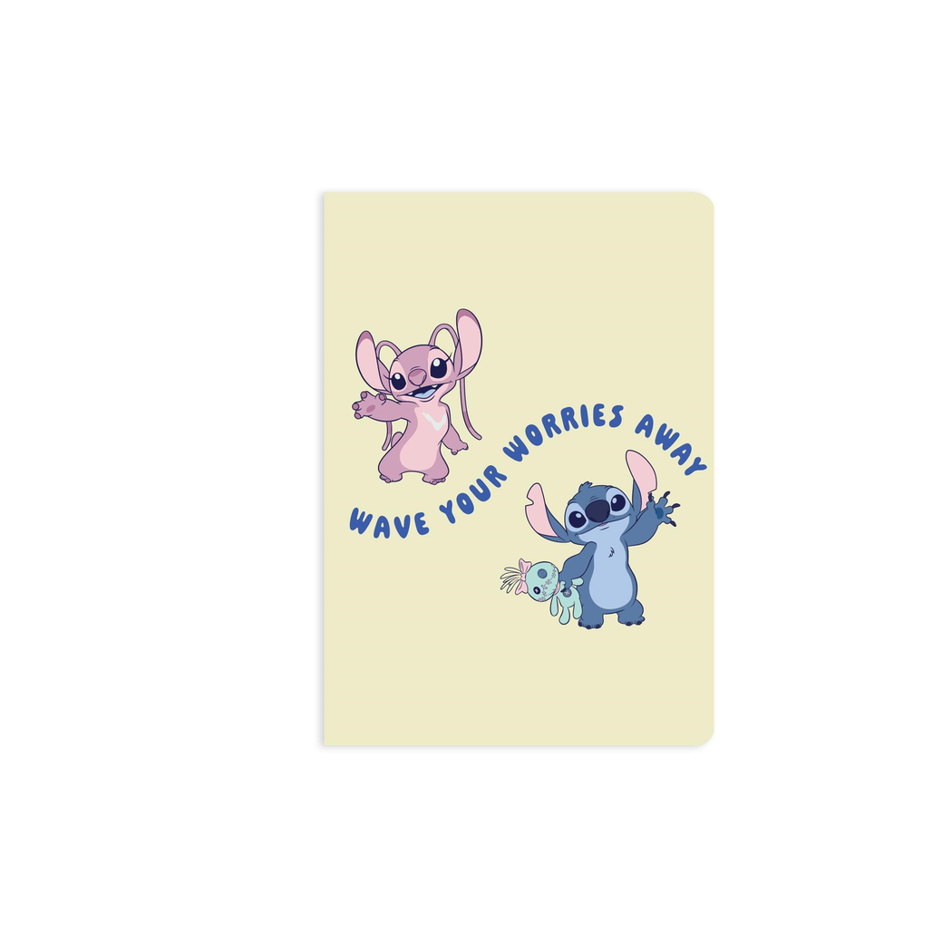 Lilo&Stitch A5 80 Yp. Çiz.Ciltli Sert Kapak Defter - Wave Your Worries Away