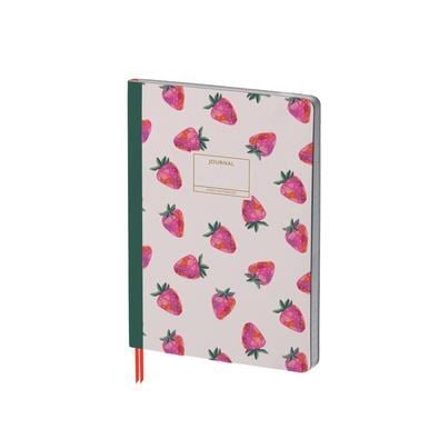 Limited Edition A5 Ciltli Not Defteri - Painterly Strawberries