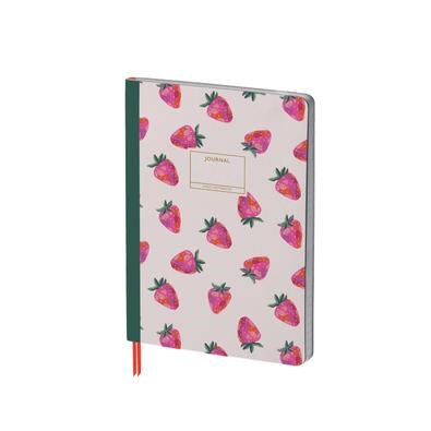 Limited Edition A5 Ciltli Not Defteri - Painterly Strawberries