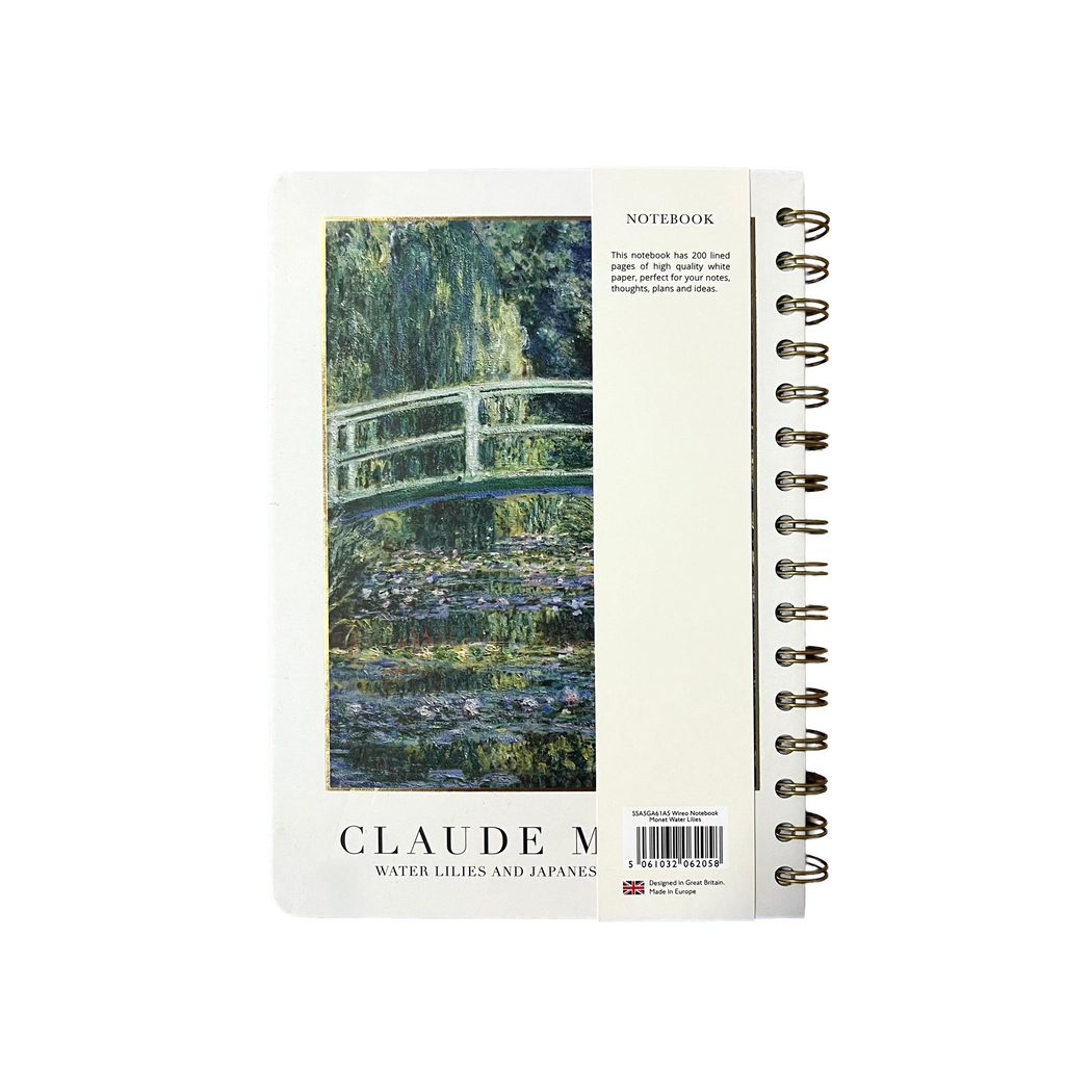Limited Edition A5 Spiralli Sert Kapak Not Defteri - Monet