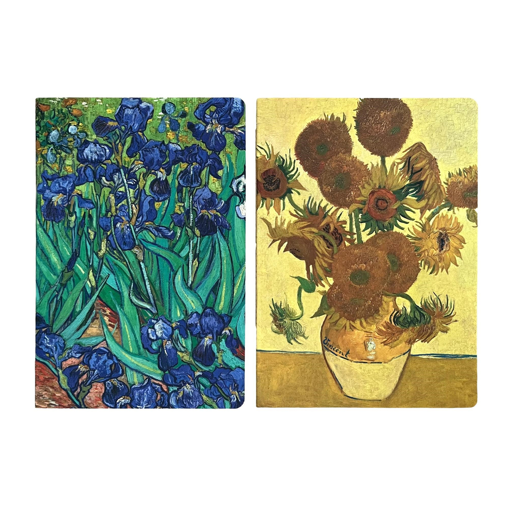Limited Edition B5 Terzi Dikişli Karton Kapak 2'li Defter - Van Gogh