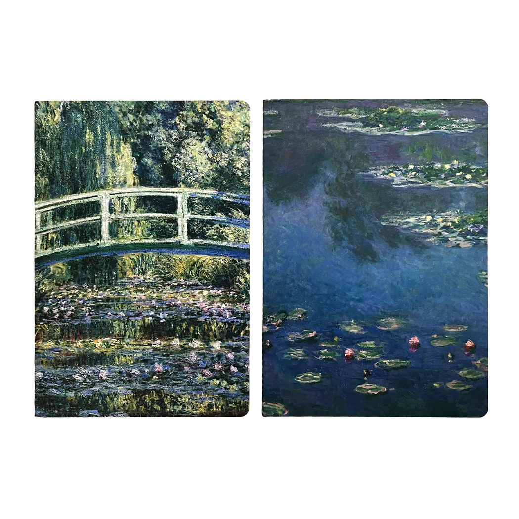 Limited Edition B5 Terzi Dikişli Karton Kapak 2'li Defter - Monet