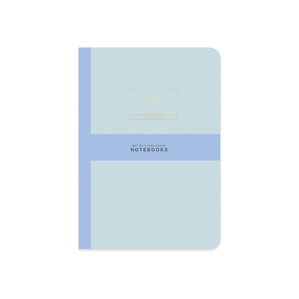 Limited Edition Terzi Dikiş 2'li Defter Seti Pastel Mavi 17x25