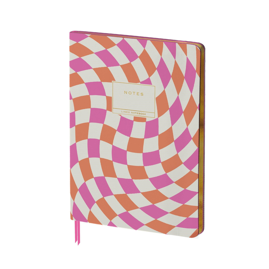 Limited Edition Yaldızlı Ciltli Defter Renkli Dama 19x25