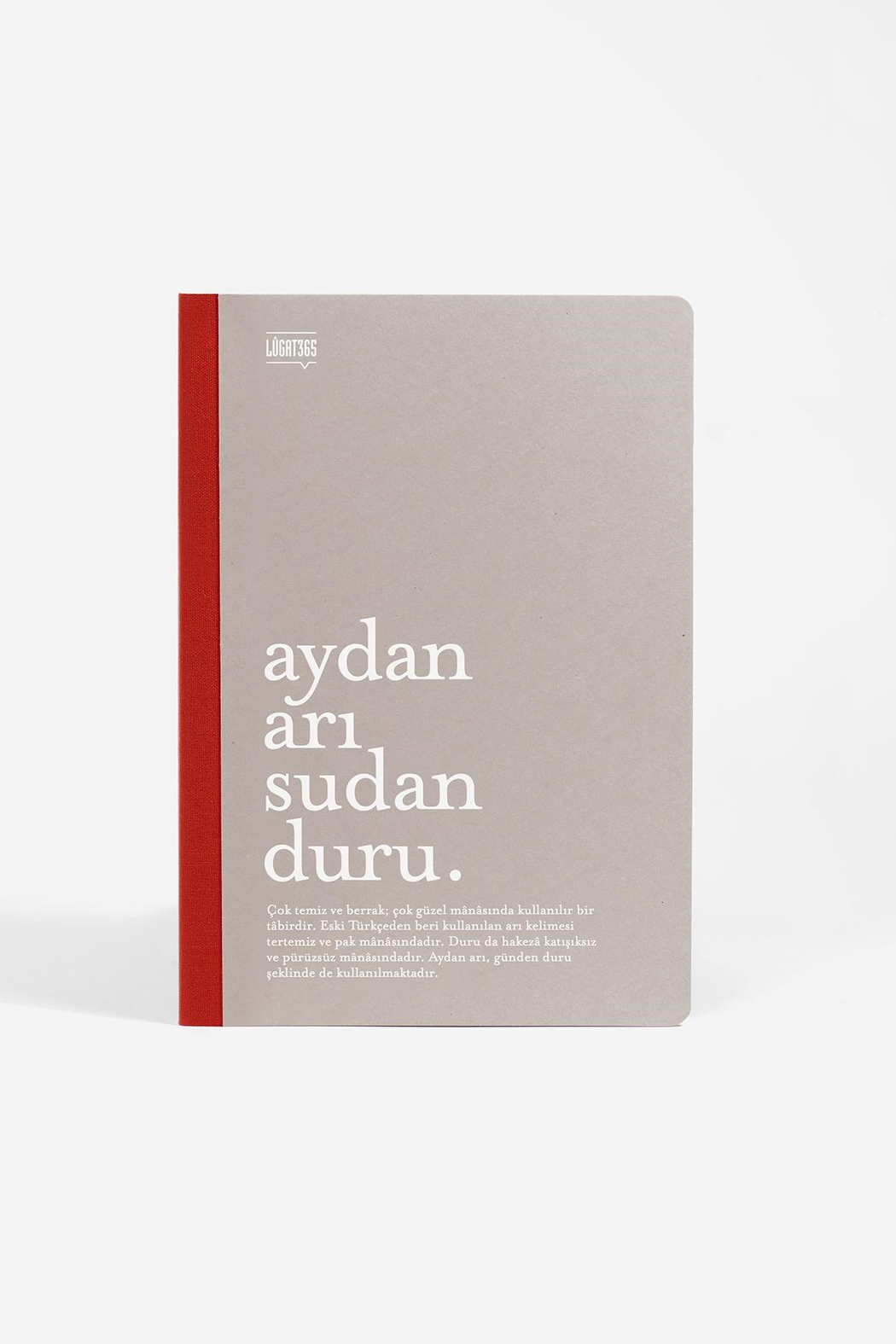 Lugat365 x Karatis 13*19 64 Yp.Çizgili Defter-Aydan Arı Sudan Duru