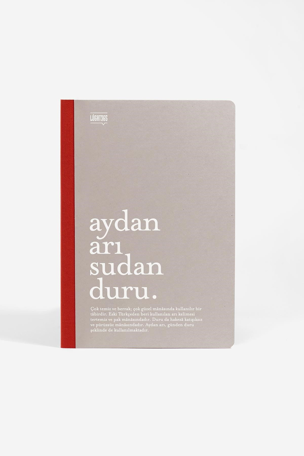 Lugat365 x Karatis 13*19 64 Yp.Çizgili Defter-Aydan Arı Sudan Duru