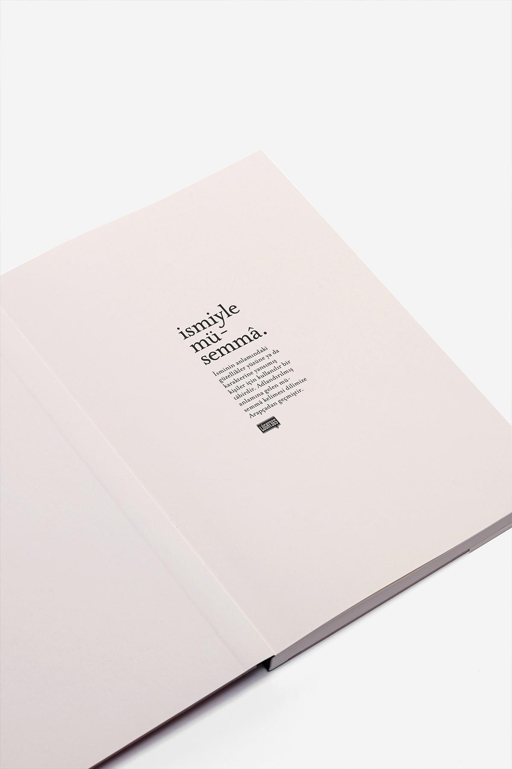 Lugat365 x Karatis 15*21 96 Yp.Düz Defter-İsmiyle Müsemma