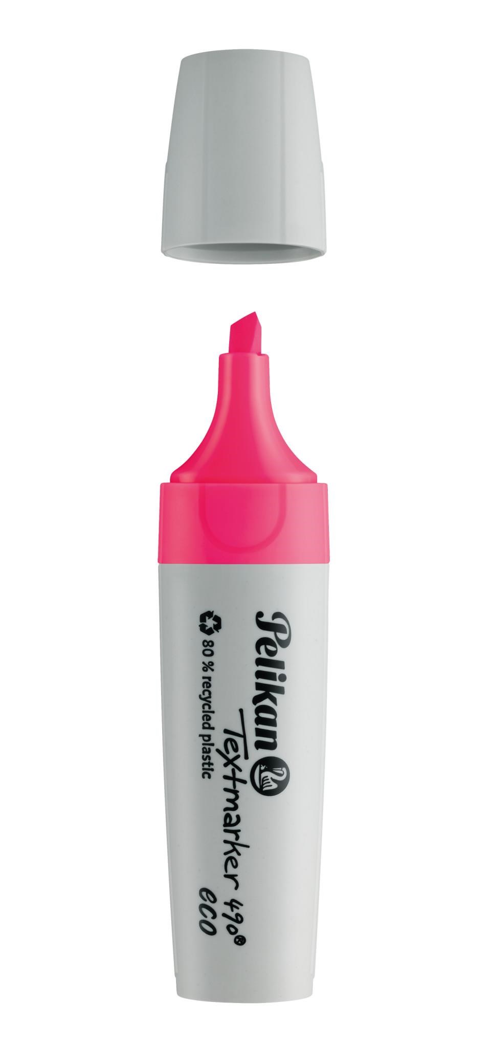 Pelikan 490 Eco Fosforlu Kalem Neon Pembe