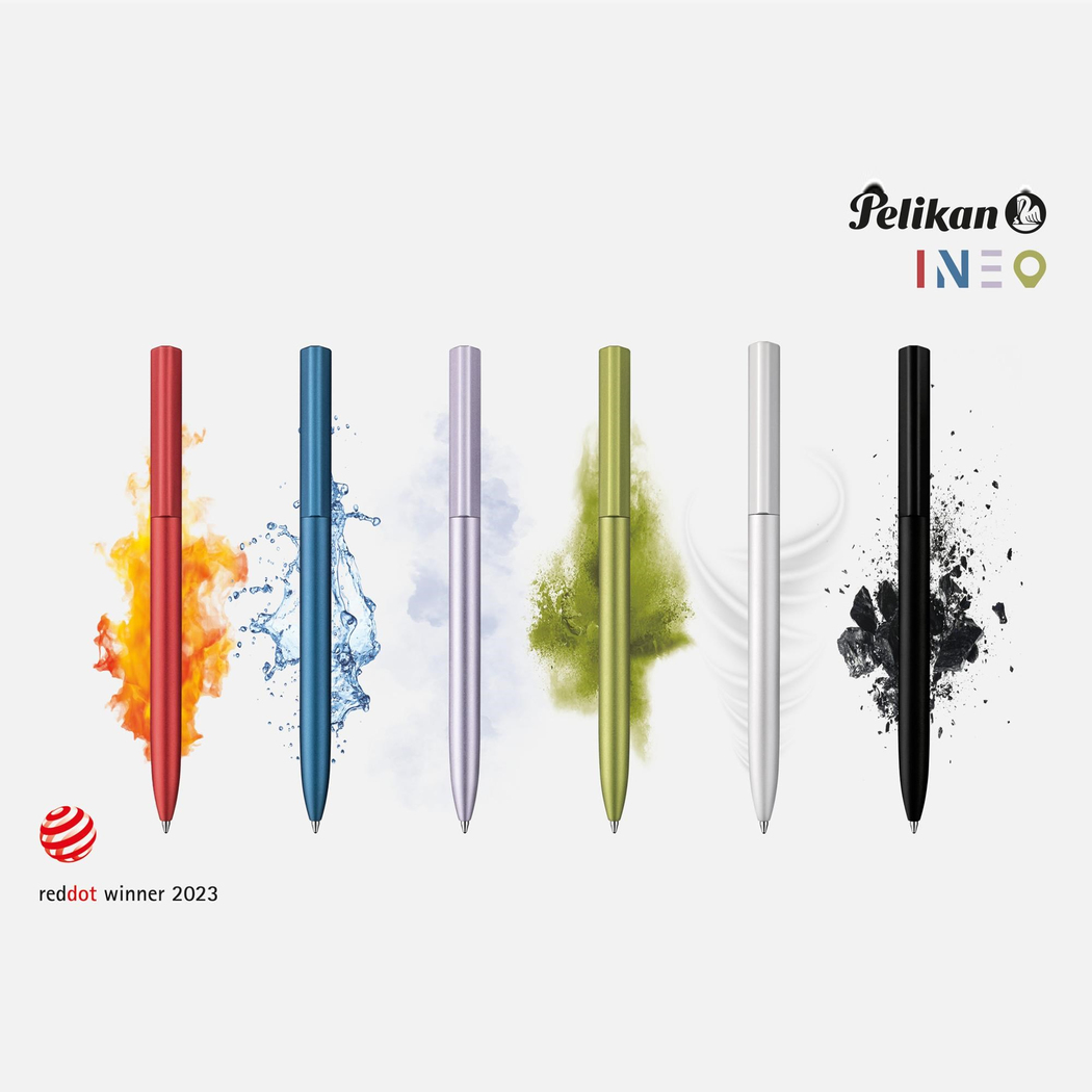 Pelikan Ineo Tükenmez Kalem Metal Kutu Gümüş