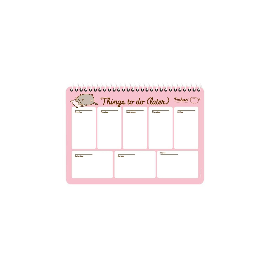 Pusheen 17x24 Spiralli Haftalık Planner