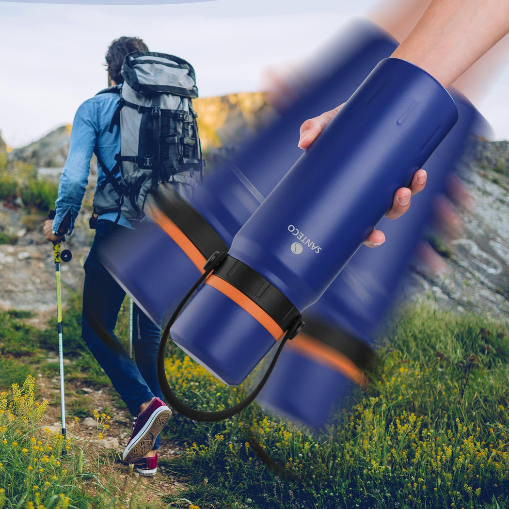 Santeco Geilo Çok Amaçlı Termos 1.2 L- Mavi