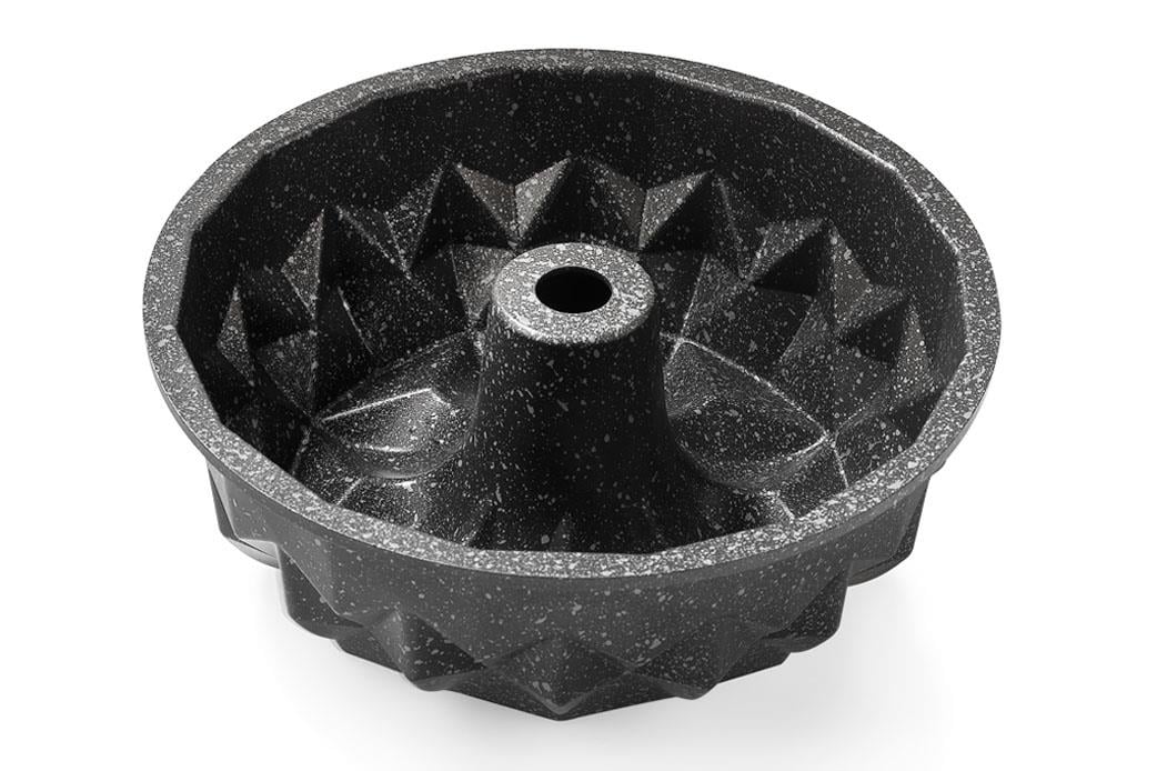 Schafer Black Stone Pırıltı Döküm Kek Kalıbı 1 Parça-Siyah