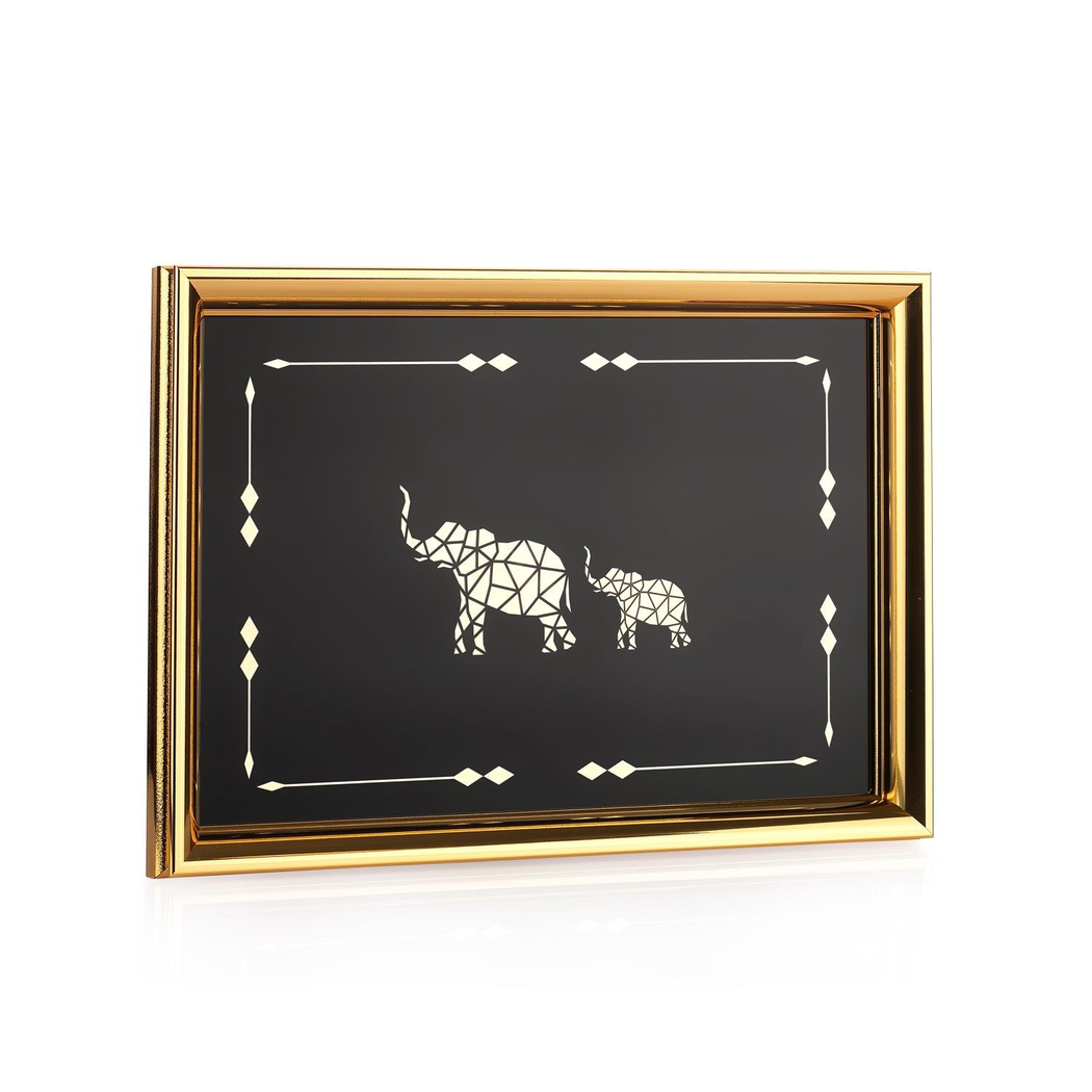 Schafer Bolero Tepsi 1 Parça-Gold/Siyah01