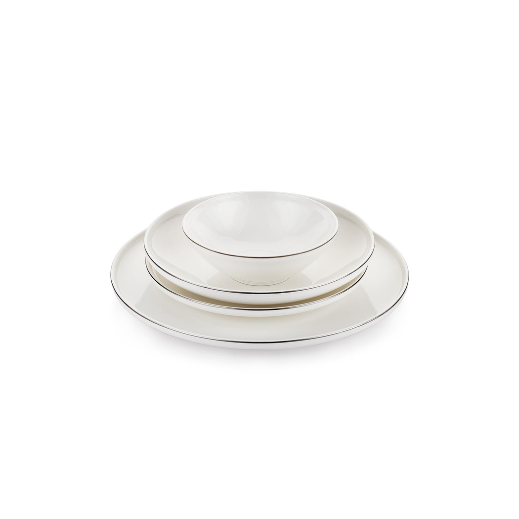 Schafer Chance Platin Yemek Takımı 56 Parça-Platin