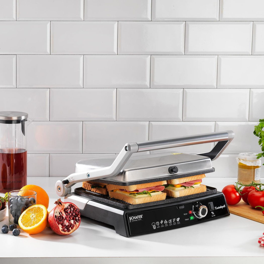 Schafer Concept Grill Tost Makinesi-Inox