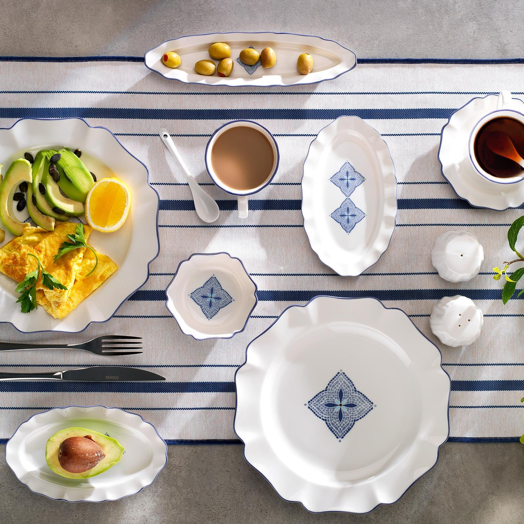 Schafer Fiora Kahvaltı Takımı 32 Parça-Lacivert