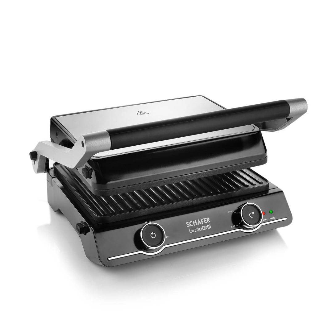 Schafer Gusto Grill Izgara Ve Tost Makinesi-Inox
