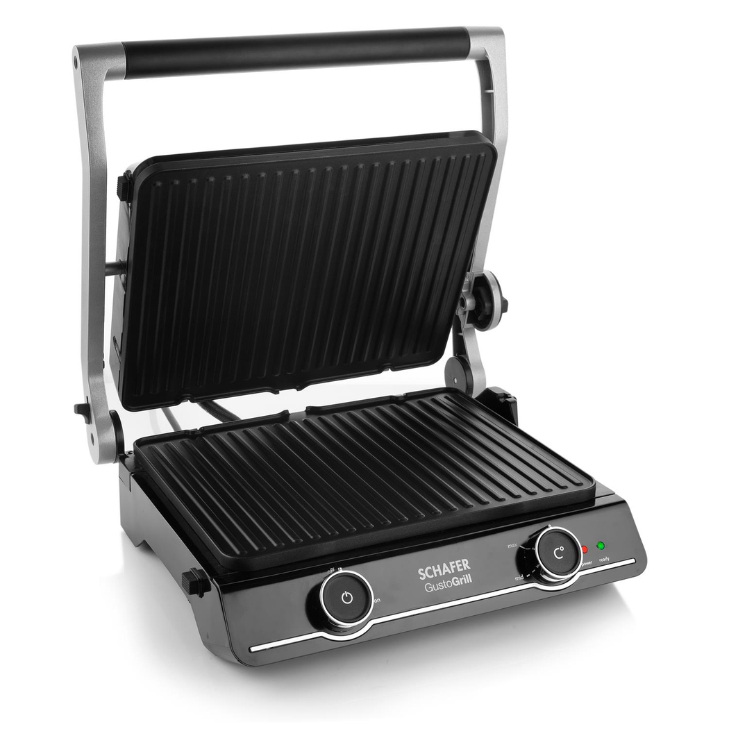 Schafer Gusto Grill Izgara Ve Tost Makinesi-Inox
