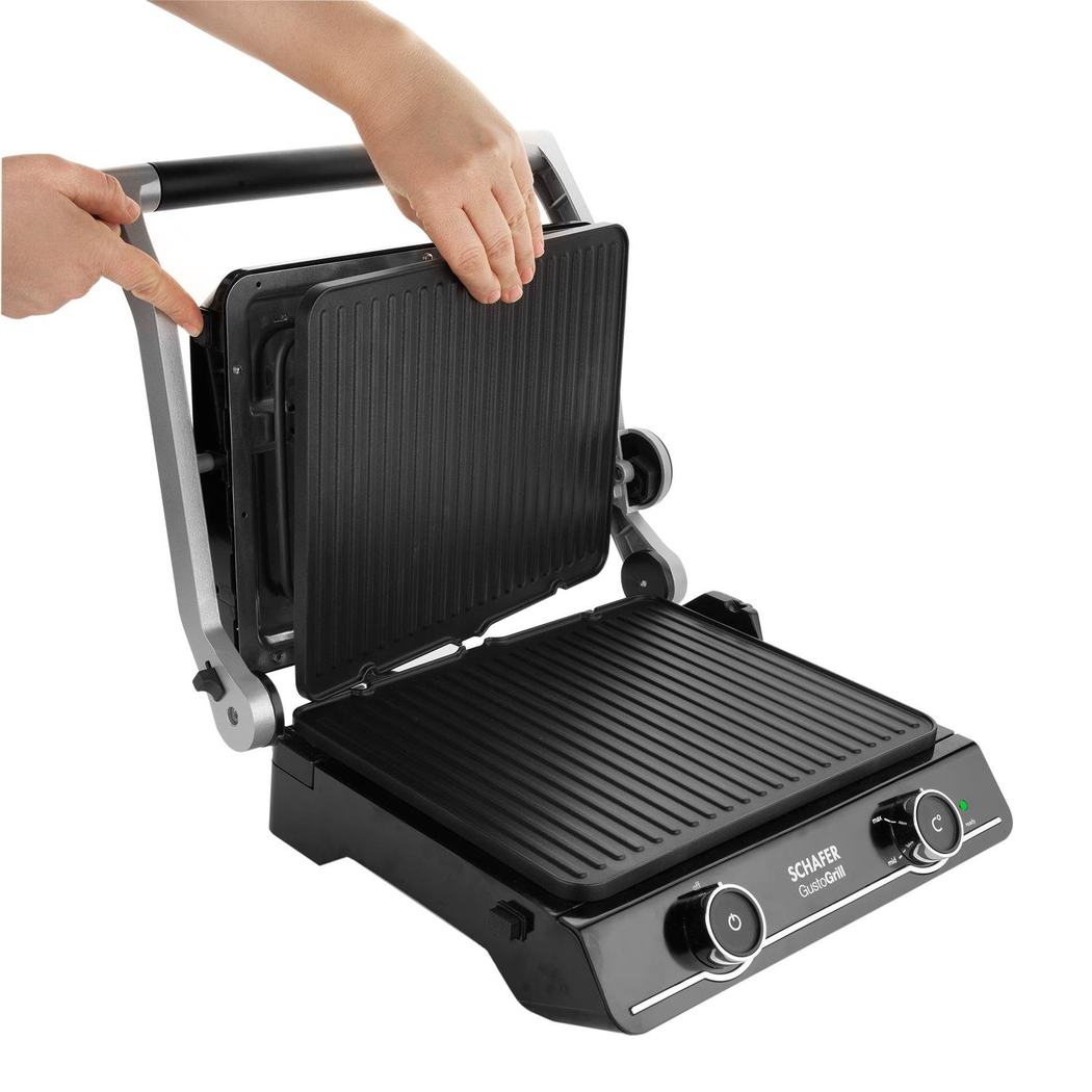 Schafer Gusto Grill Izgara Ve Tost Makinesi-Inox
