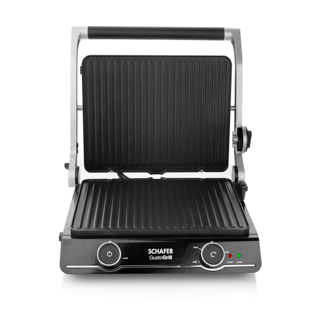 Schafer Gusto Grill Izgara Ve Tost Makinesi-Inox