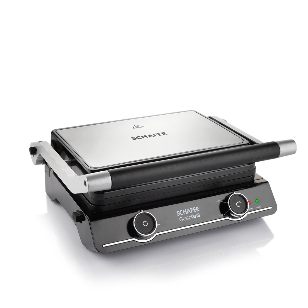 Schafer Gusto Grill Izgara Ve Tost Makinesi-Inox