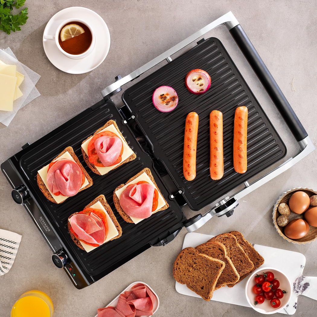 Schafer Gusto Grill Izgara Ve Tost Makinesi-Inox
