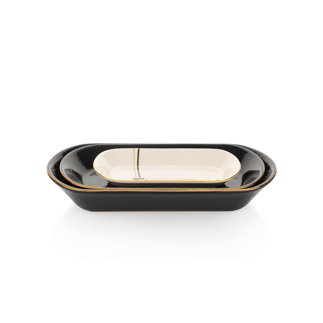 Schafer Haze Yemek Takımı 55 Parça-Siyah