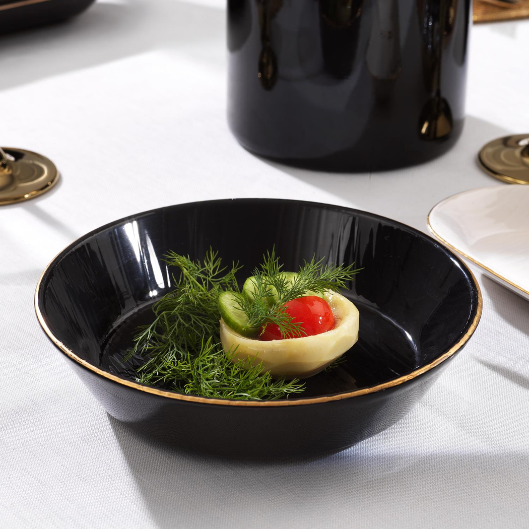 Schafer Haze Yemek Takımı 55 Parça-Siyah